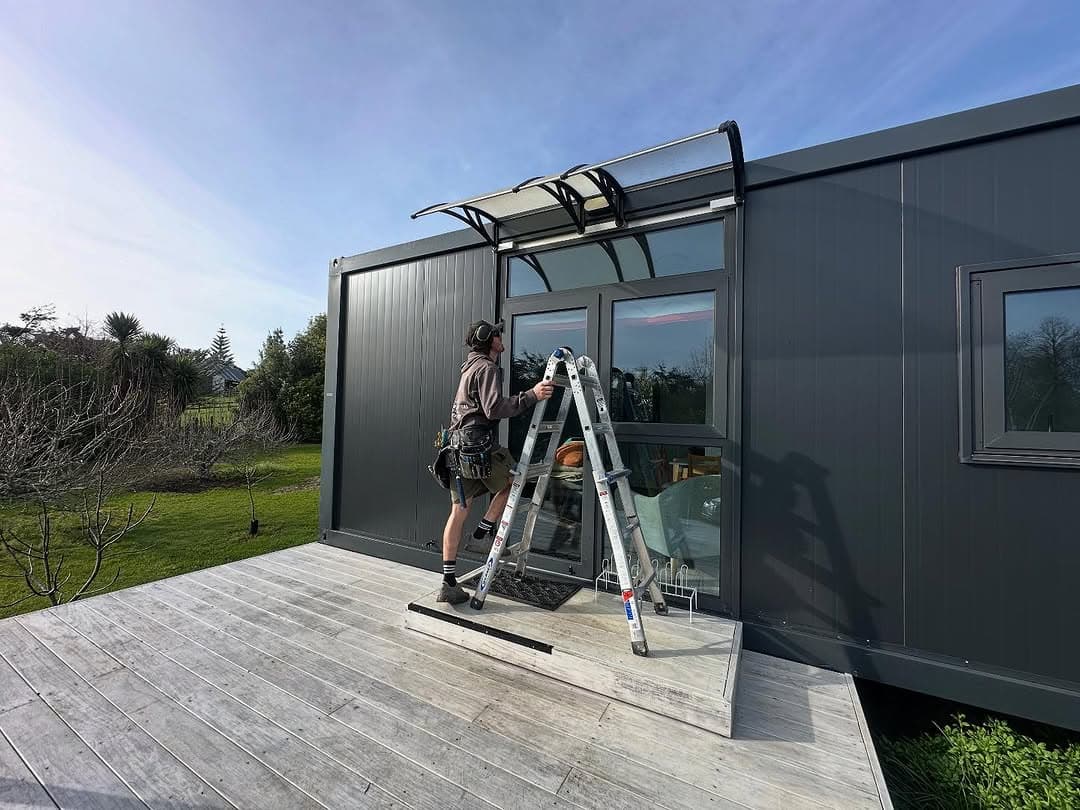 Pergola over an Airbnb deck in Pukekohe